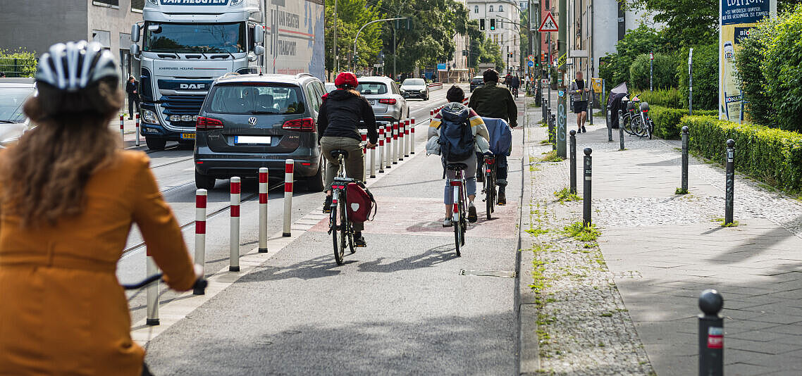 Radverkehr Berlin Invalidenstraße